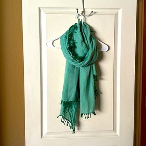 J Crew emerald green scarf